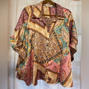 Impression Brand Multi Color Blouse